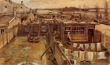 Vincent Van Gogh : Carpenter's Workshop, Seen from the Artist's Studio